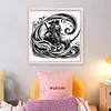 Silhouette Pirate Ship Captain-11CT Stamped Cross Stitch 40*40cm/15.75*15.75in tapestrymarket