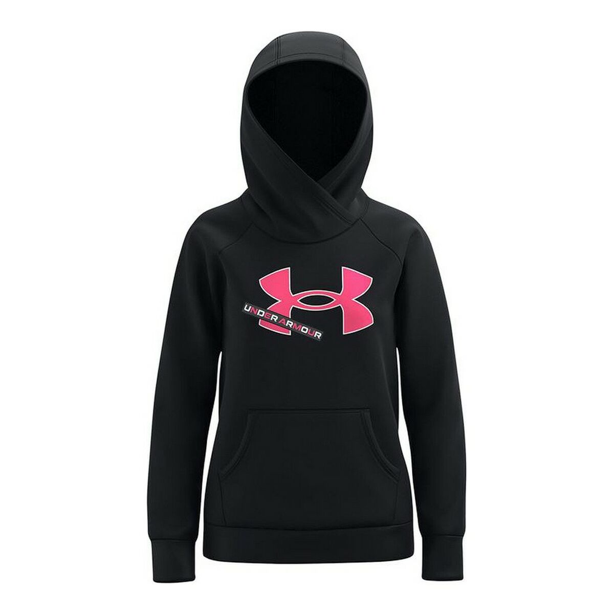 Hooded Sweatshirt for Girls Under Armour Fleece Logo Black - sale.kim -  endless selection of finest brands