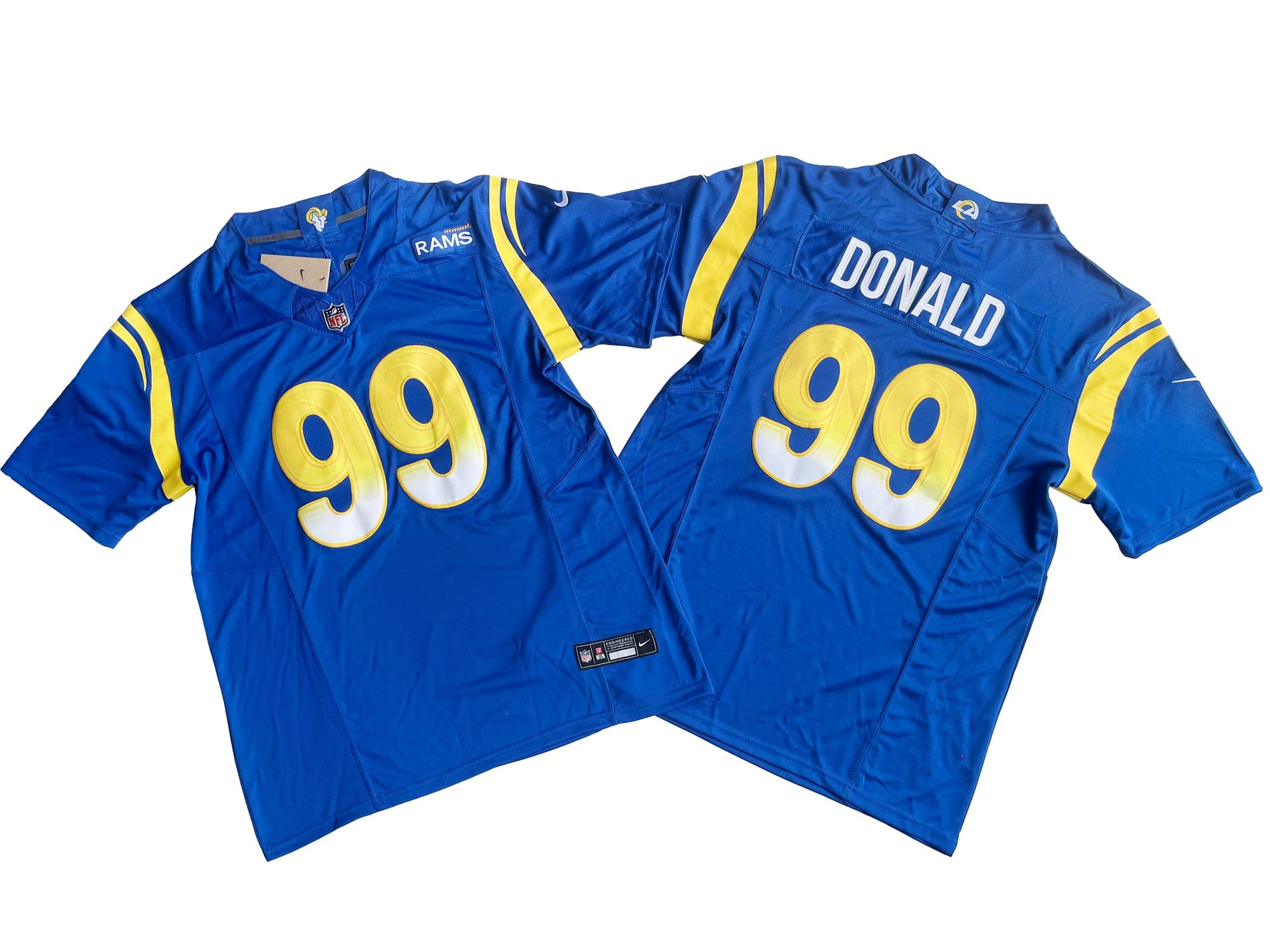 Los Angeles Rams 99# Aaron Donald Nike Vapor F.U.S.E. Limited Jersey mysite