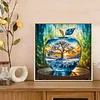 Diamond Painting-DIY Crystal Rhinestone Stained Glass Apple