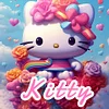Hello Kitty - DIY Personalisiert Anime Namen Voller Diamant Malerei