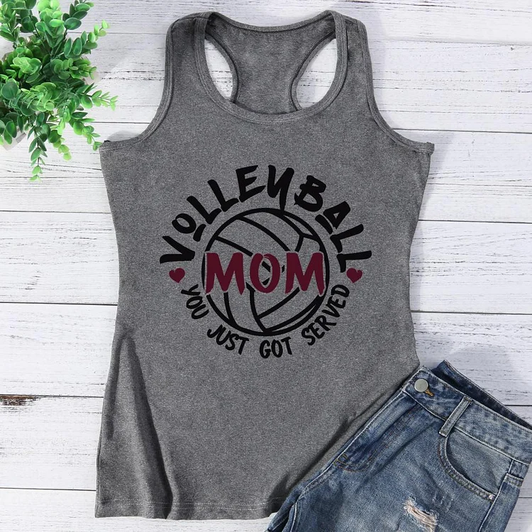 Volleyball mom Vest Top-Annaletters