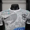 2025 Player Version  Brazil Special Edition White and Blue Football Shirt 1:1 Thai Quality