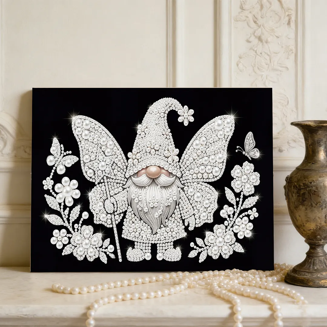 Goblin DIY Pearl Painting Kits with Frame 20x30cm Pearl Gem Paintings Picture Arts Craft for Adults/Beginners Gift Home Wall Decor