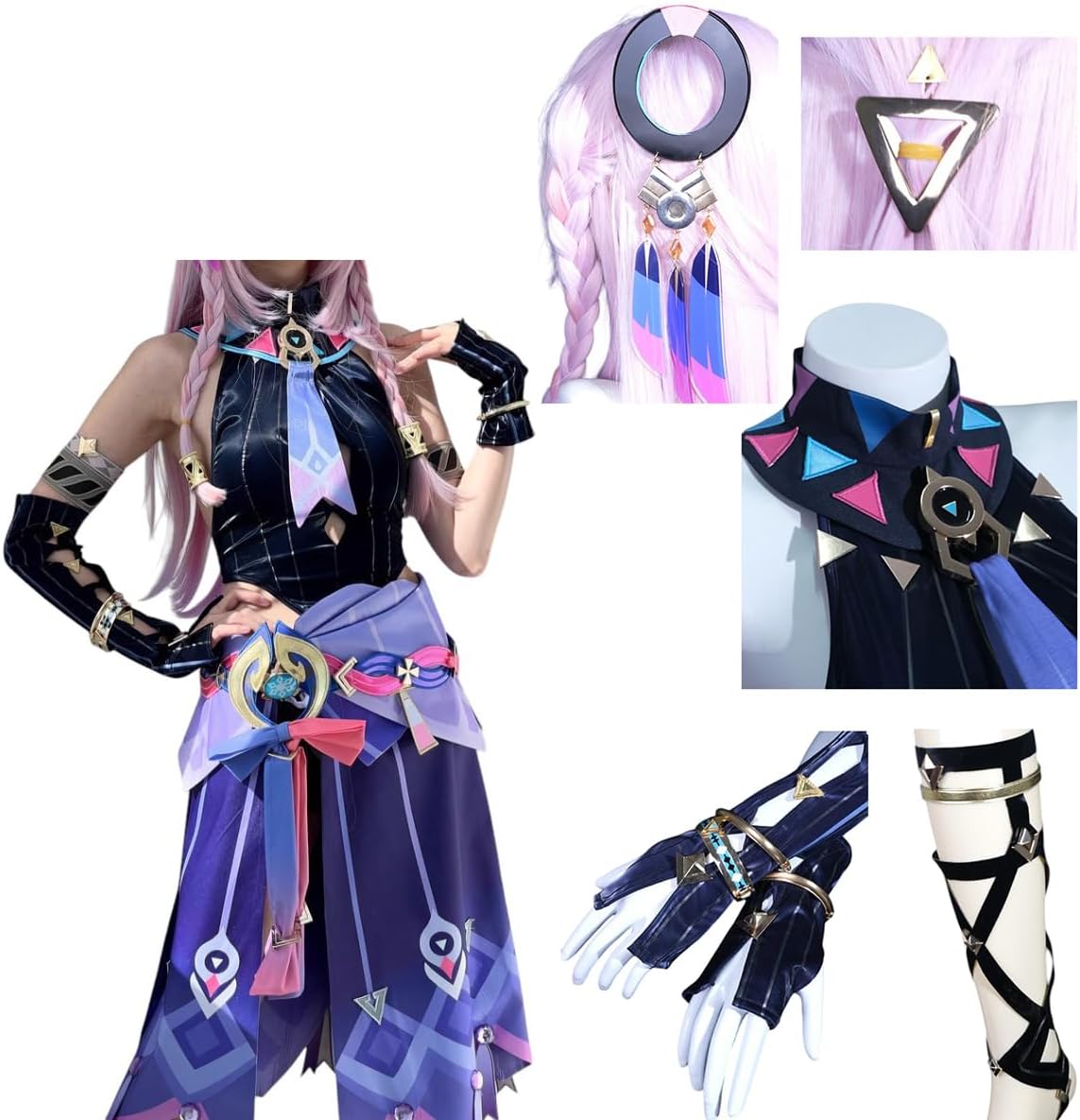 Amazon.co.jp: 原神 シトラリ コスプレ衣装 フルセット 靴+