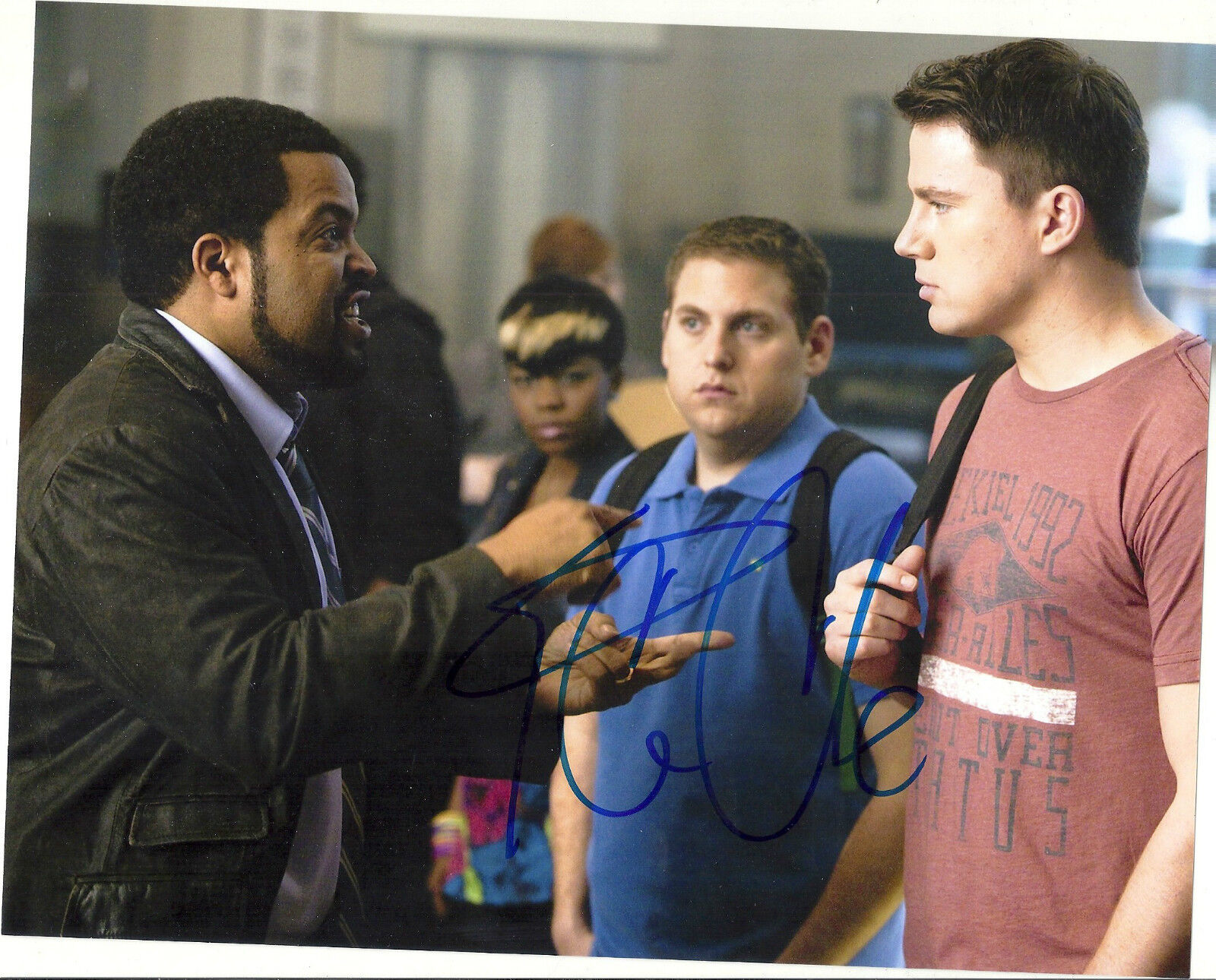 ICE CUBE '21 JUMP STREET' STRAIGHT OUT OF COMPTON SIGNED 8X10 PICTURE *COA 4