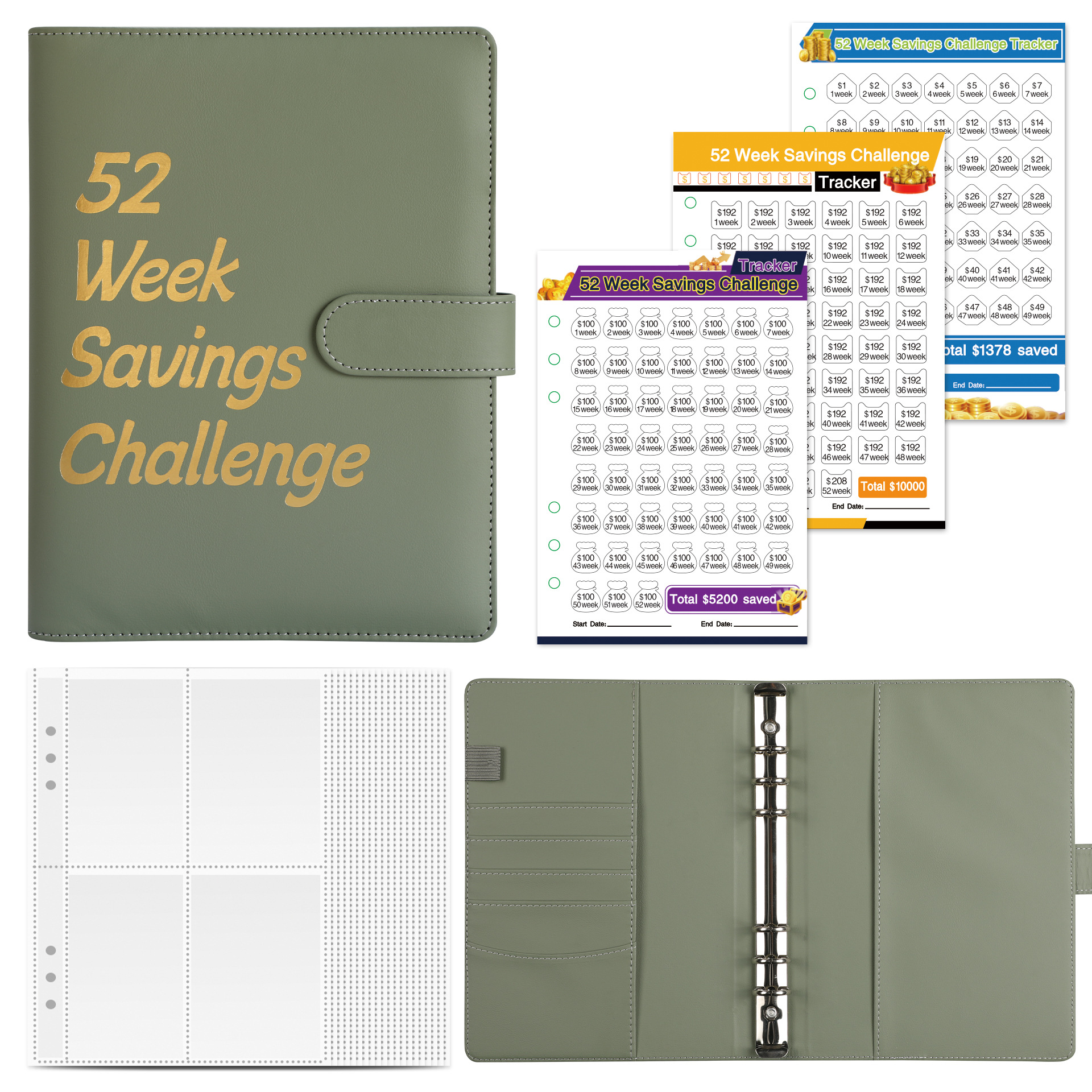 52-Week Savings Success Planner: Ultimate Money Challenge Notebook