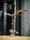 Mechanical Party Dragon Wing first generation machine metal assembly model puzzle Da Vinci aircraft