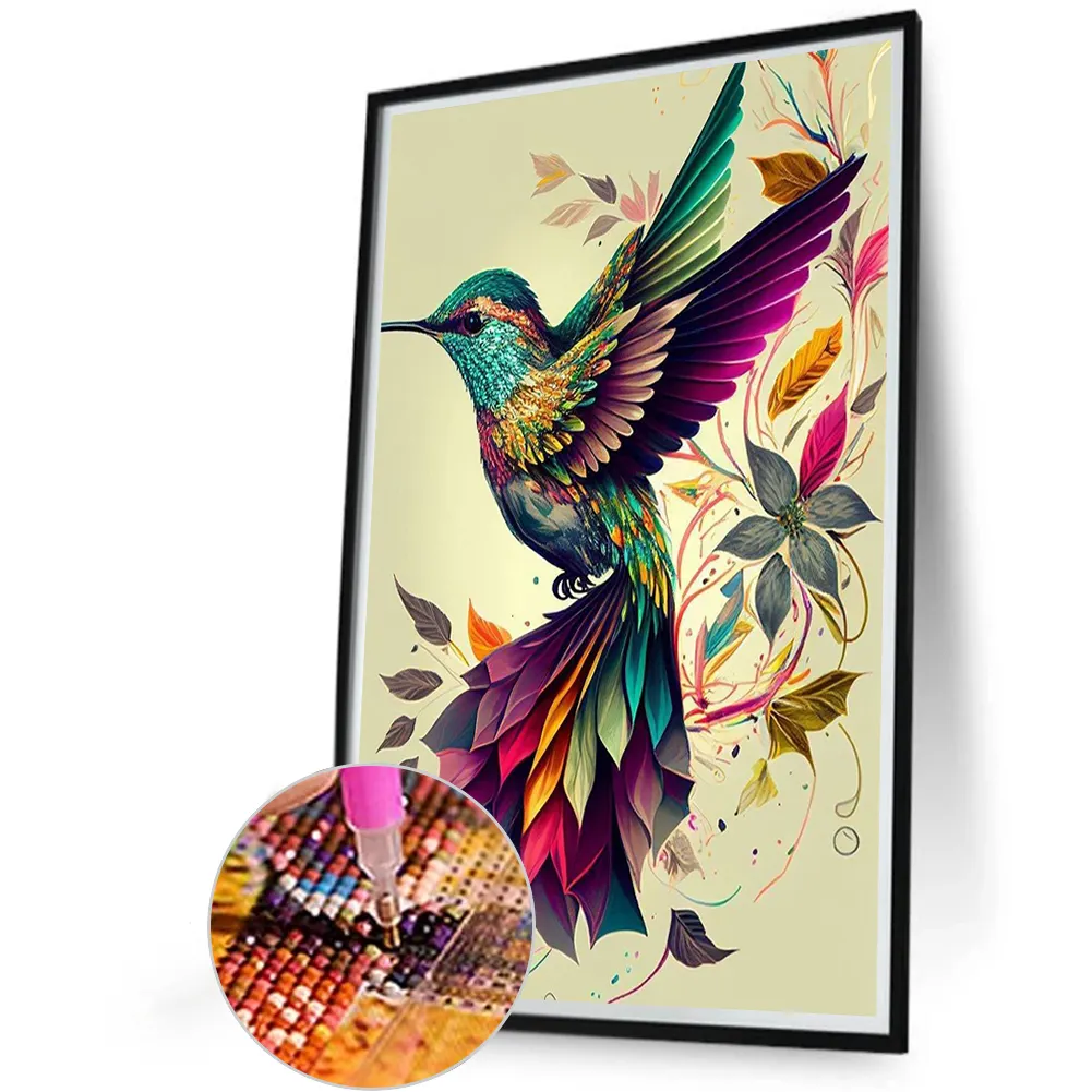 Diamond Painting - Full Round Drill - Hummingbird(Canvas|40*60cm)