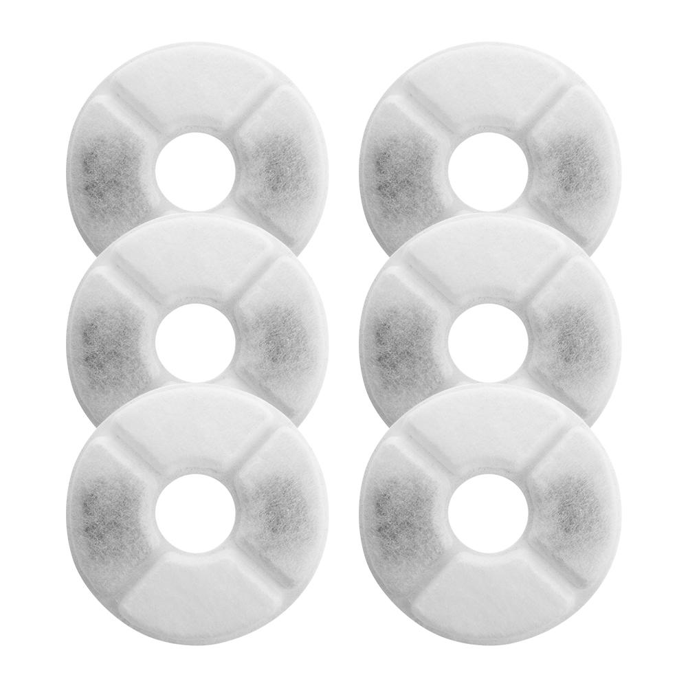 

6pcs Activated Carbon Replace Filter for Pet Water Fountain Drink Dispenser, 501 Original
