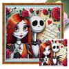 (Multi-Style) Jack And Sally-11CT Stamped Cross Stitch 40*40cm/15.75*15.75in