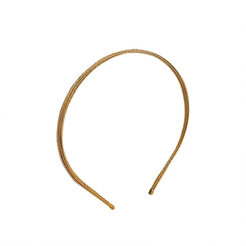New Simple Gold Thin Headband