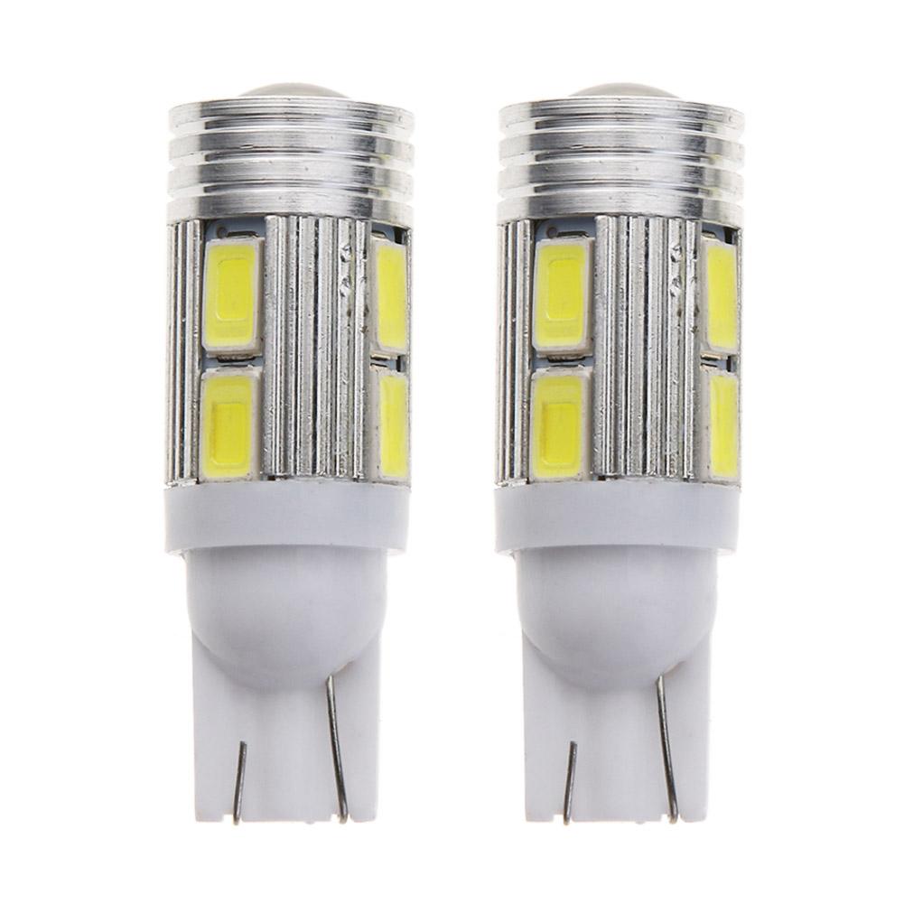

2pcs White Car Auto LED T10 W5W 10smd 5630 Side Light Bulb 12V Car-Styling, 501 Original