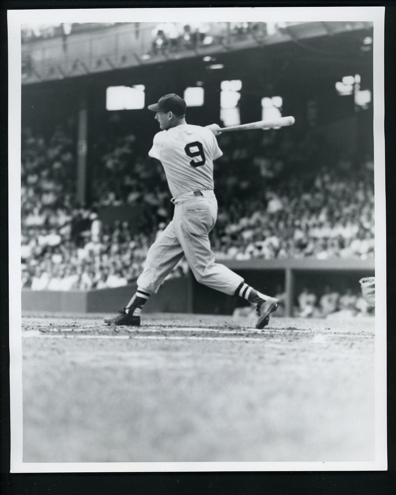 Ted Williams Press Photo Poster painting 40's Donald Wingfield The Sporting News Boston Red Sox