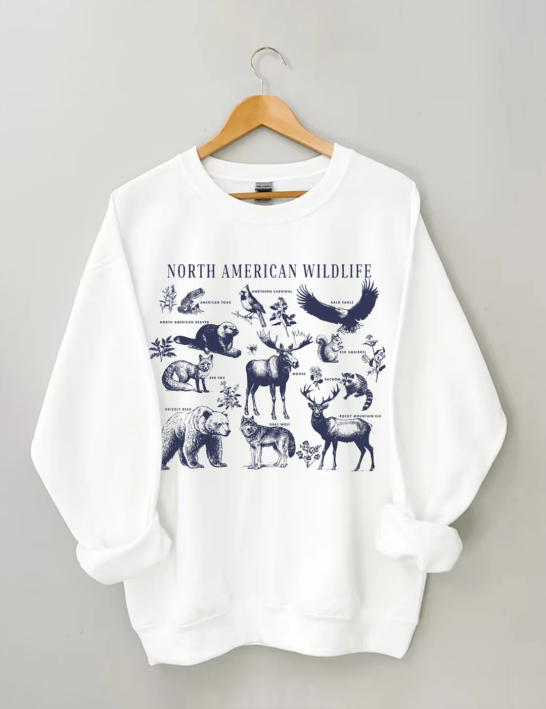  North American Wildlife Sweatshirt