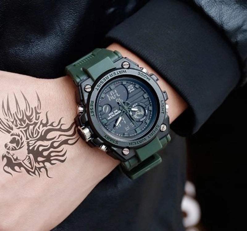 Modern Style Solid Color Electronic Men’s Watches