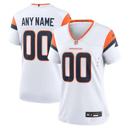 Women's Denver Broncos Nike White Mile High Collection Game Custom Jersey