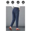 Women's High-Waisted Carrot-Fit Jeans in Stretch