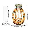 Vase Mandala En Bois-Ornement De Bricolage