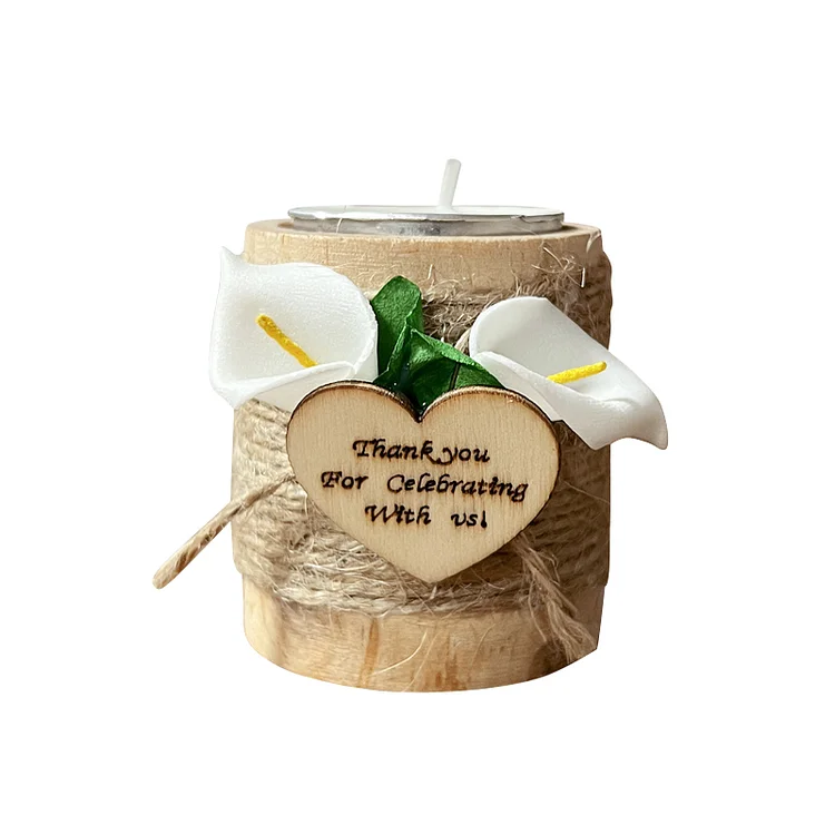 Personalized Beautiful Candle Holder Home Decor Gift for Mom