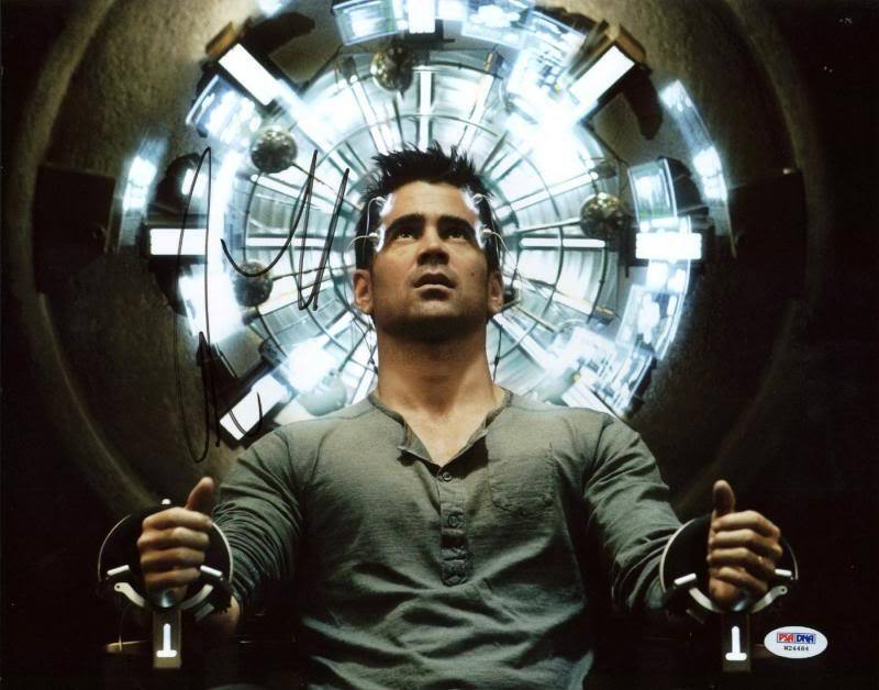 Colin Farrell Total Recall Signed Authentic 11X14 Photo Poster painting PSA/DNA #W24484