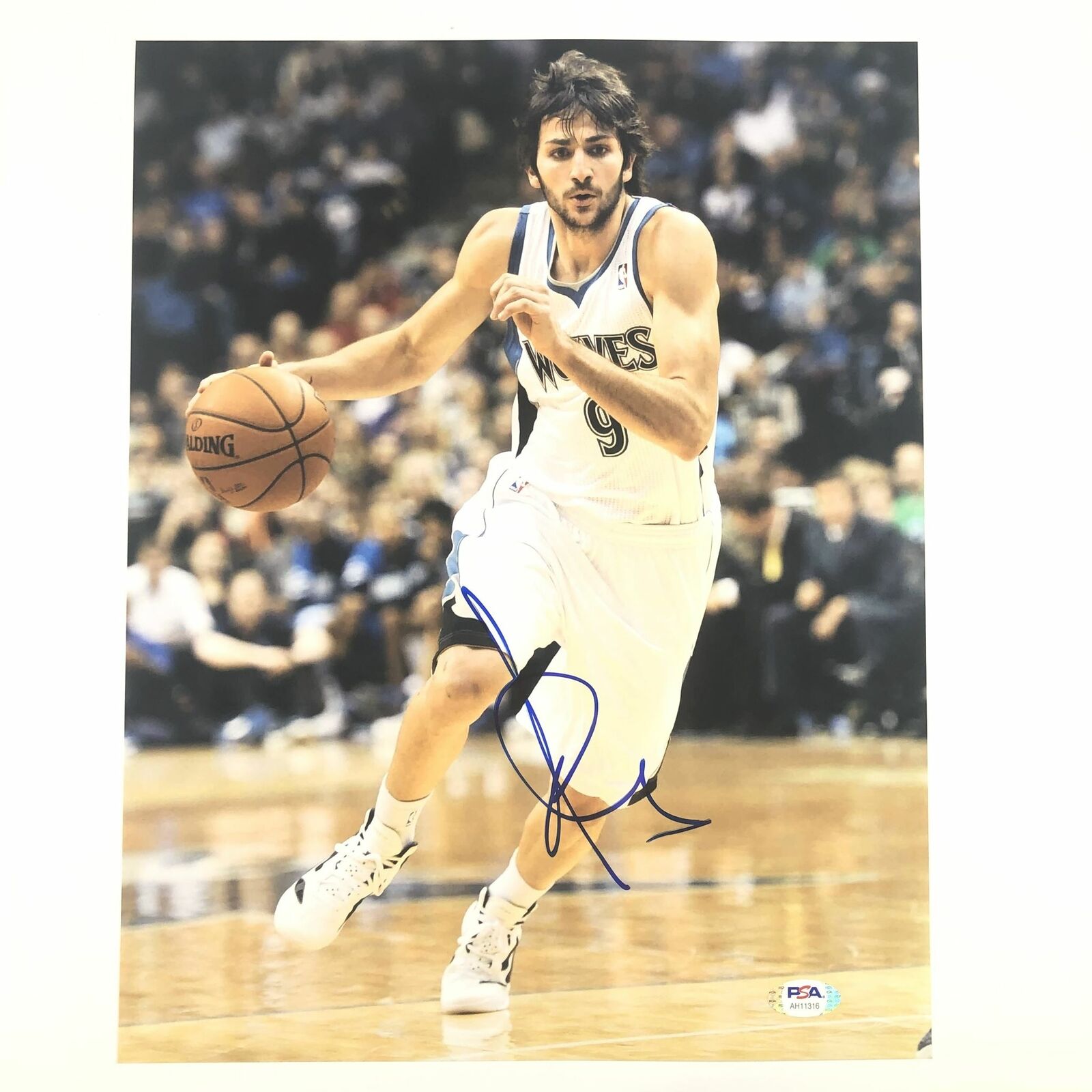 Ricky Rubio signed 11x14 Photo Poster painting PSA/DNA Timberwolves Autographed Spain Suns