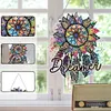 DIY Sunflower Dreamcatcher Diamond Painting Pendant （Single Sided)