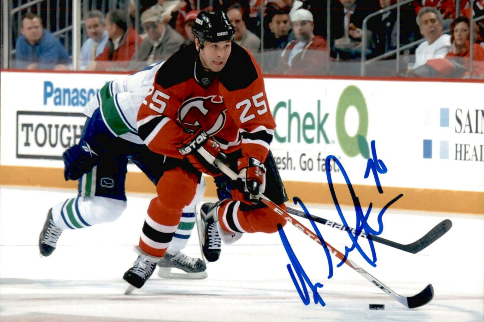 Andrew Peters SIGNED autographed 4x6 Photo Poster painting NEW JERSEY DEVILS