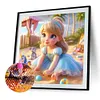 Disney Princess Cinderella-Full Round Diamond Painting 40*40CM