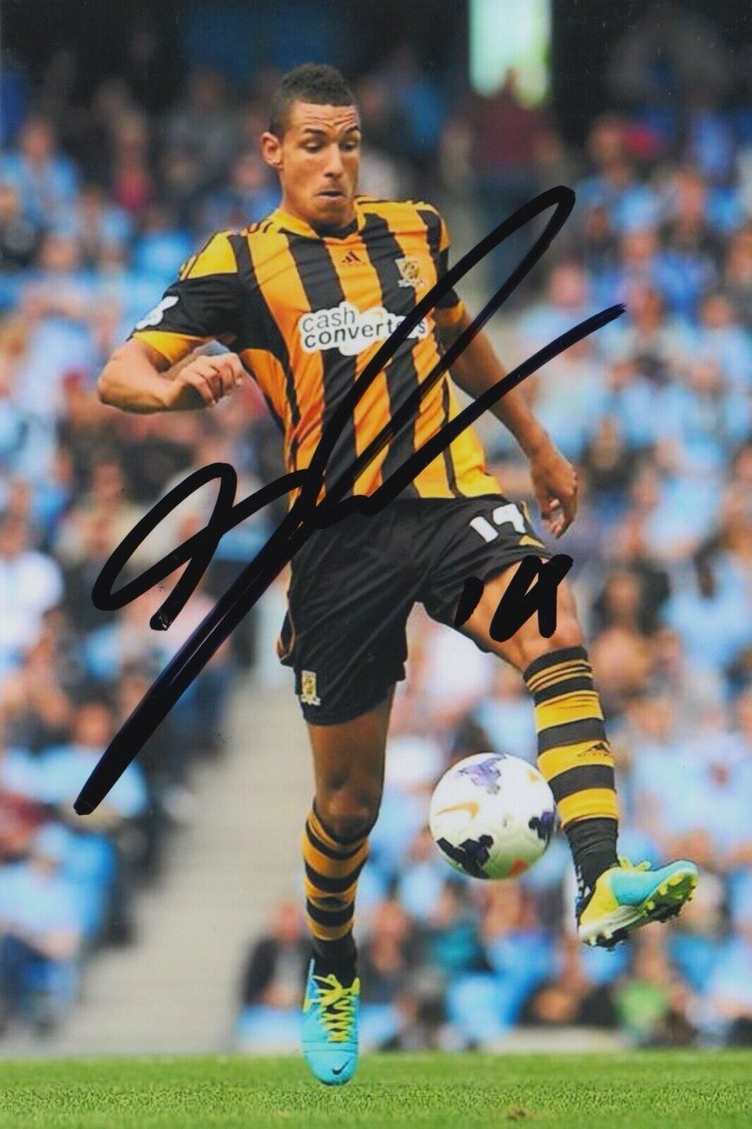 JAKE LIVERMORE HAND SIGNED 6X4 Photo Poster painting - FOOTBALL AUTOGRAPH - HULL CITY 1.