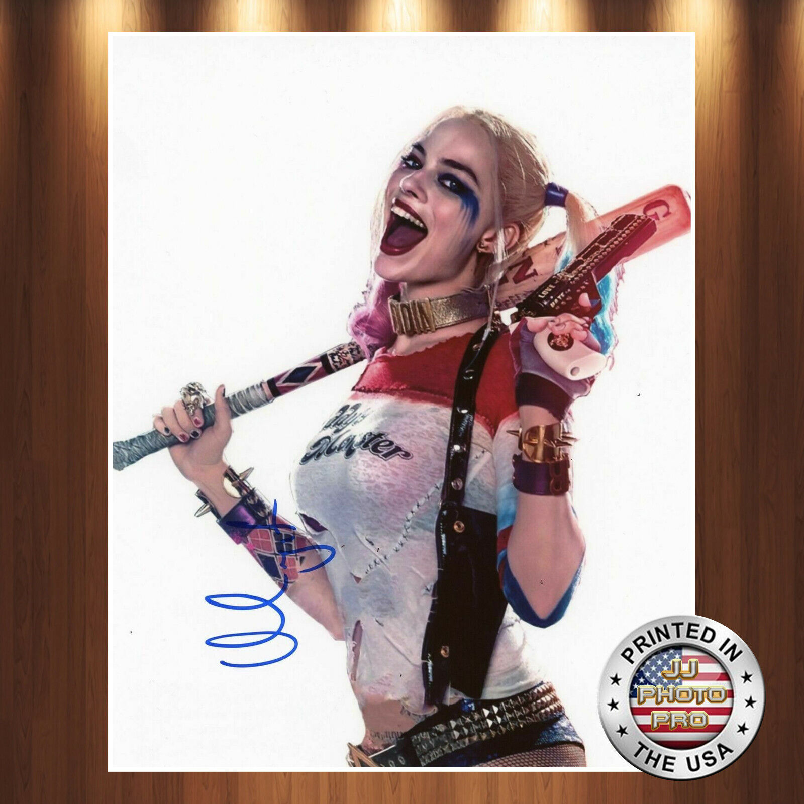 Margot Robbie Autographed Signed 8x10 Photo Poster painting (Suicide Squad) REPRINT