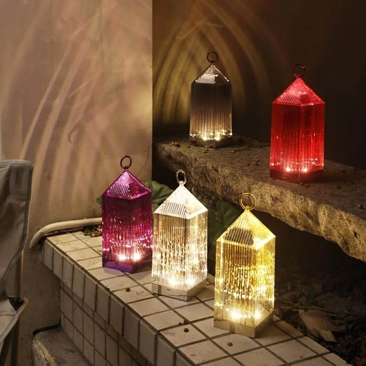 LED Rechargeable Portable Crystal Lantern