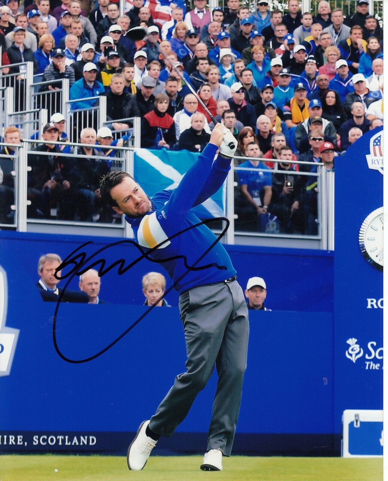 Graeme McDowell 2014 Ryder Cup #0 8x10 Signed Photo Poster painting w/ COA Golf