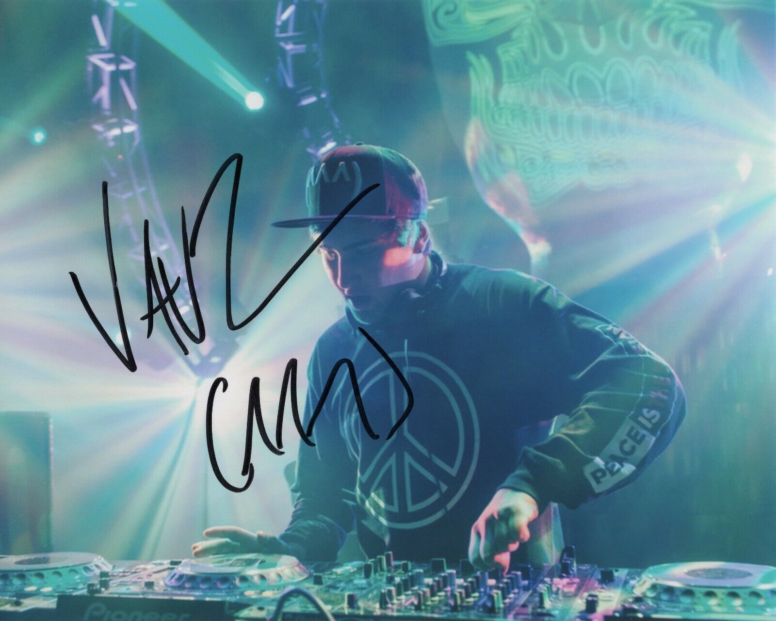 DJ JAUZ SAM VOGEL SIGNED AUTOGRAPH TRAP BASSHOUSE MUSIC EDM 8X10 Photo Poster painting #3