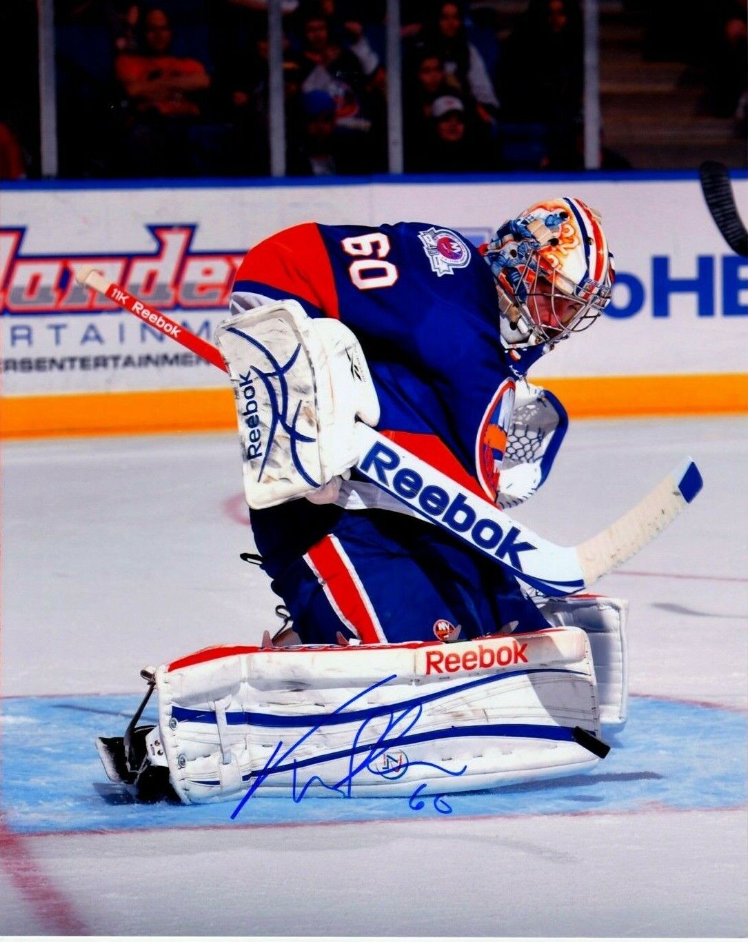 KEVIN POULIN autographed SIGNED NY NEW YORK ISLANDERS 8X10 Photo Poster painting