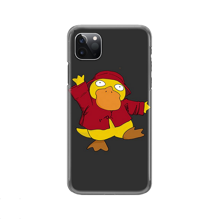 Psyduck In A Red Raincoat, Pokemon iPhone Case