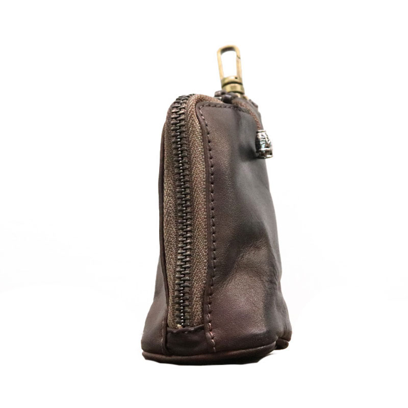 Head Layer Cowhide Vintage Old Cowhide Key Bag tjj Shicloths