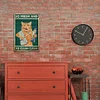 Brush Teeth Cat - Metal Tin Signs(8*12Inch/12*16Inch) - Animal