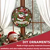 Diamond Painting Acrylic Snowman Pendant Kits for Home Wall Decor