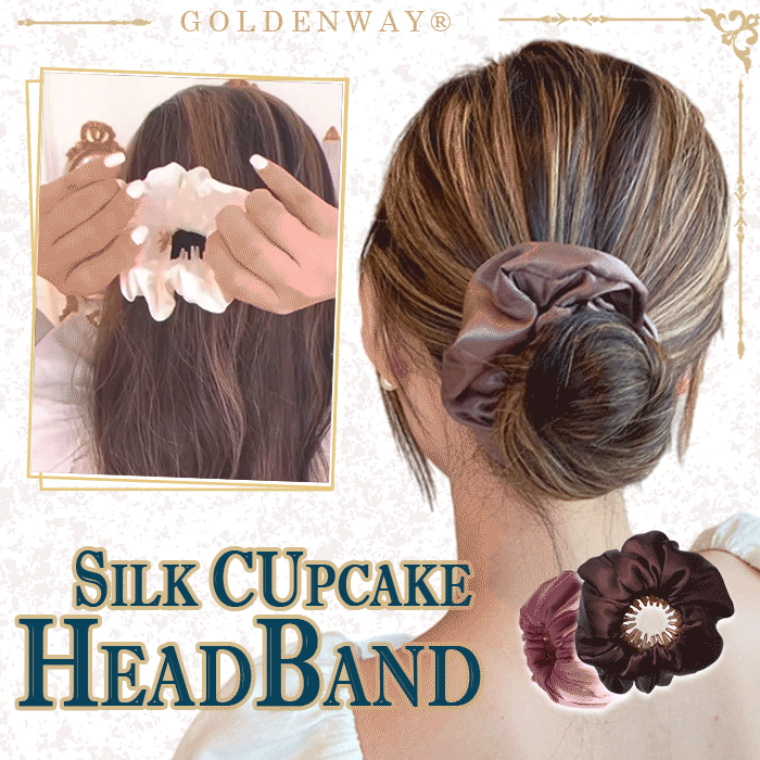 Goldenway® Silk Cupcake Headband