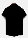 Bag Of Gold St. Patrick'S Day Tuxedo Printing Cuban Collar Men's Short Sleeve Shirt