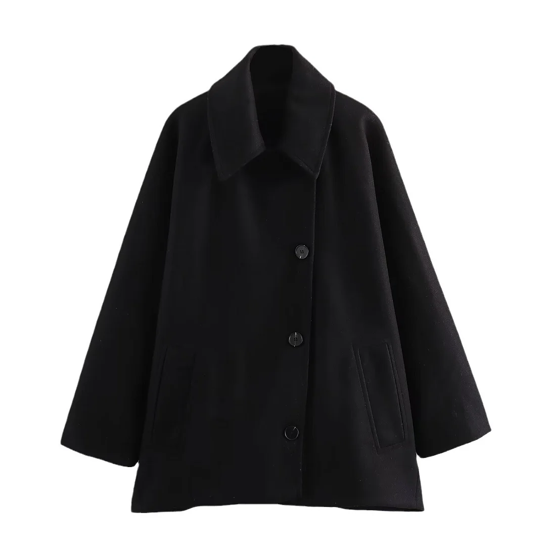 Wool Top Grade Gary Fragrance Style Joker Ins Short Women's Coat