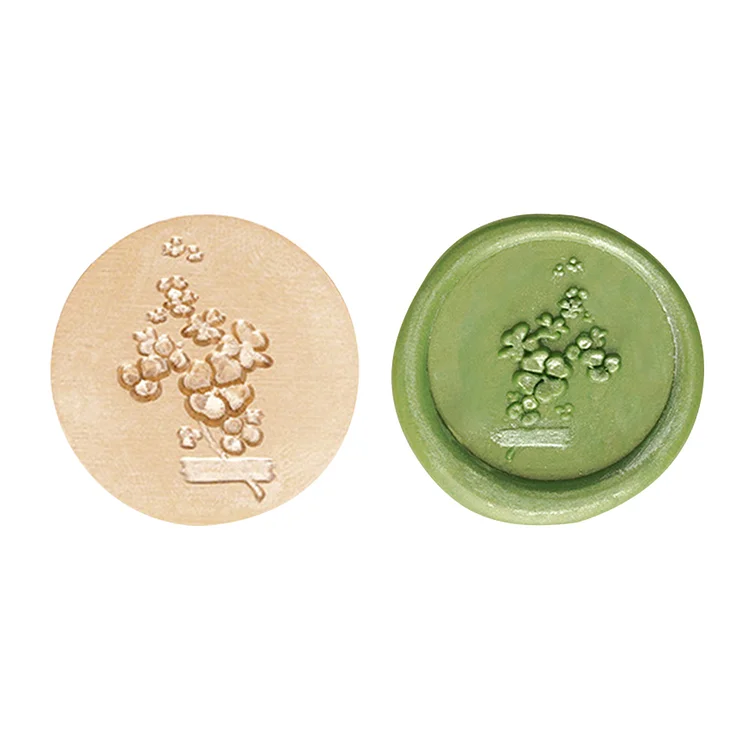 Diy Fire Lacquer Round Sealing Wax Stamp Head gbfke