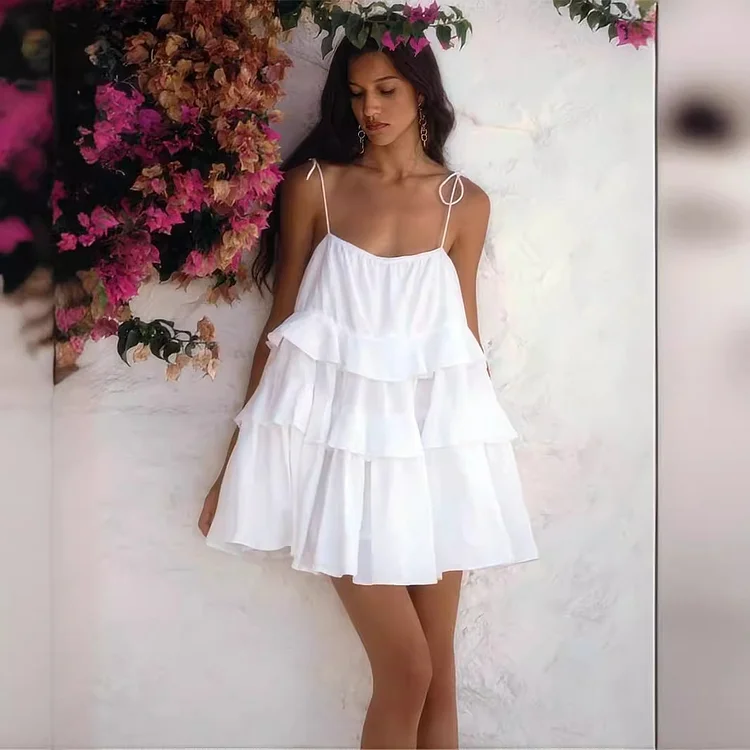 Off Shoulder 3D Flower Mini Dress