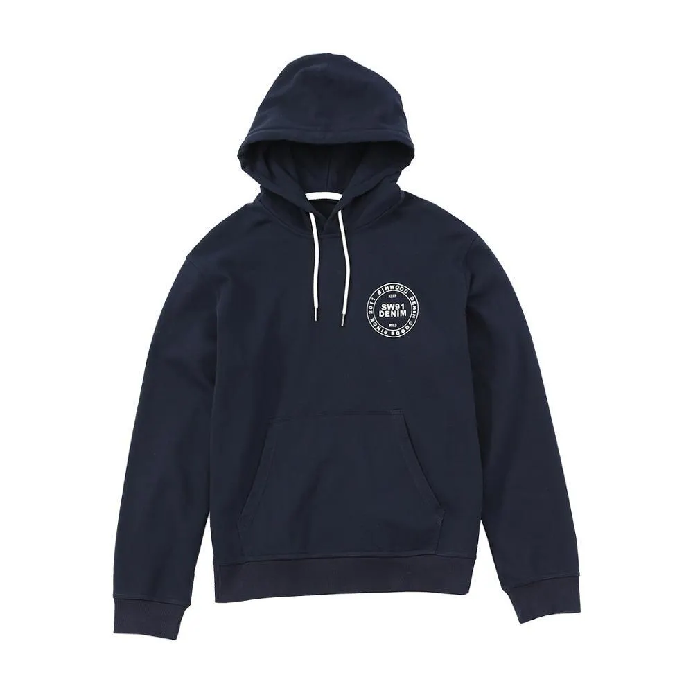 SIMWOOD 2021 Autumn New Hoodies Men Fashion Logo Print Sweatshirts Plus Size letter Hooded Joggers Tracksuits SJ120334