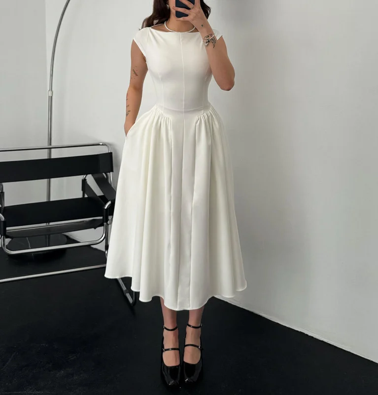  Summer Elegant Backless Dress f1fc