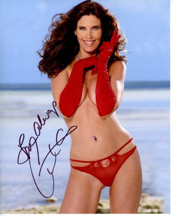 CAROL ALT signed autographed SEXY BEACH 8x10 Photo Poster painting