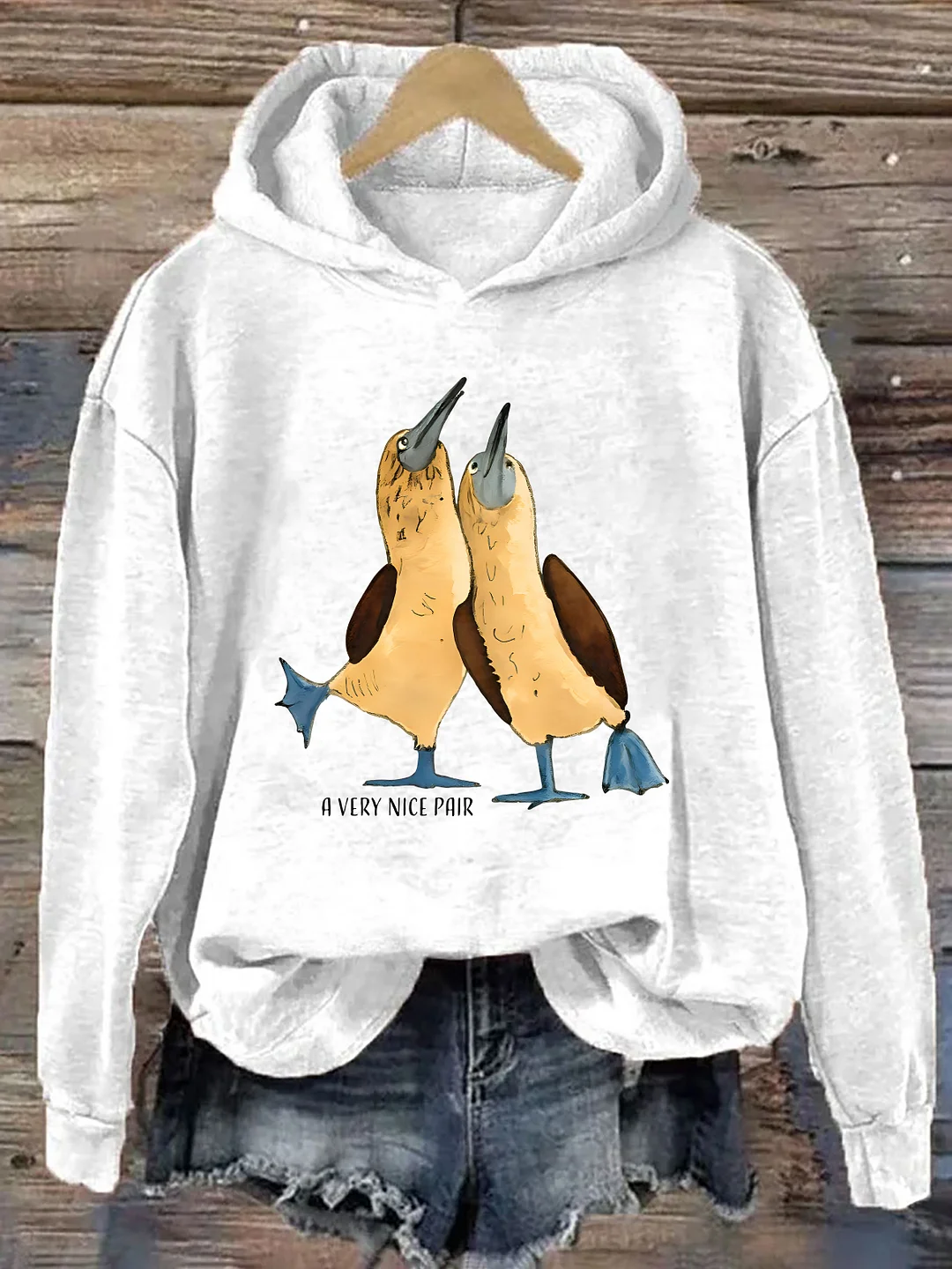 Blue Footed Booby Hoodie