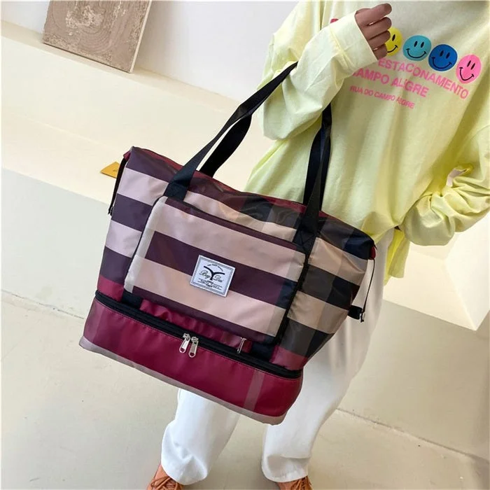(Summer Hot Sale🔥🔥)New Foldable Dry/Wet Separation Travel Bag