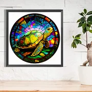 Sea Turtle 40*40cm(canvas) full round drill diamond painting
